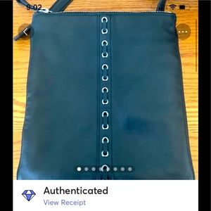 COACH Authenticated Vintage black crossbody bag/large enough for essentials!